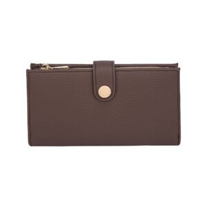 DIANA&CO 896-2 Šokolado spalvos piniginė