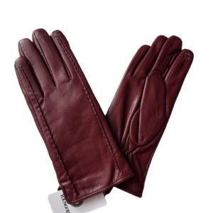 H1337 Odos stiliaus pirštinės (bordo)