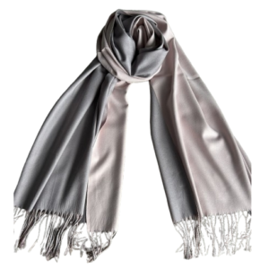 H80 Dvipusis rausvos-alyvinės spalvos šalikas
