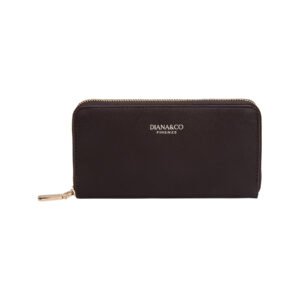 DIANA&CO 989-2 Šokolado spalvos piniginė
