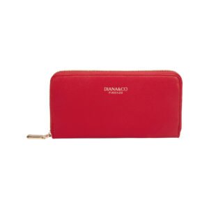 DIANA&CO 989-2 Raudonos spalvos piniginė