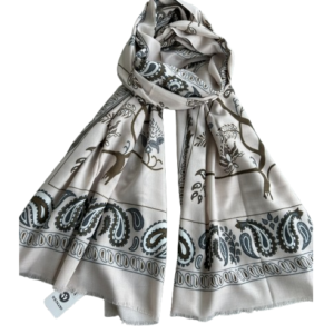 L564 Margo rašto rausvas šalikas