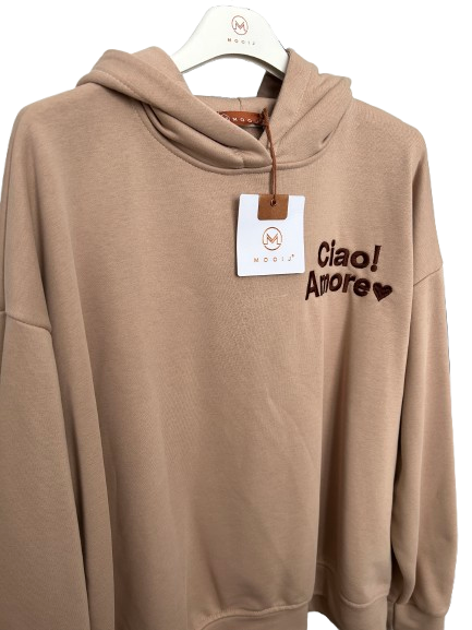 AMORE! Džemperis (šviesiai rudas)